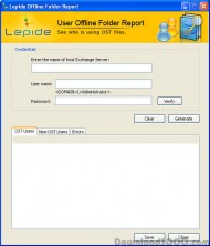 Free Lepide Offline Folder Report screenshot